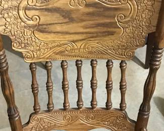 MCM Highback Carved Dining Chair