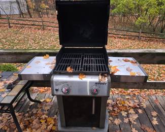 Nice Propane BBQ.  This one is pretty clean and has cast iron grills.  