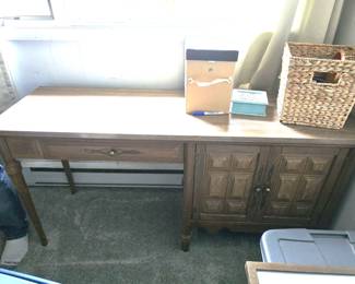Sewing Desk, plenty of work area and storage. 