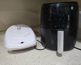 George Foreman Grill and an Air Fryer