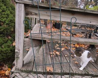 Smaller Metal Tube Garden Trellis