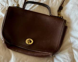 Coach Casino Brown Leather Crossbody Bag