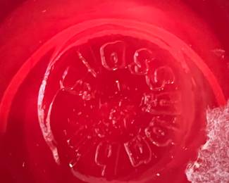 Glassy Baby "Seattle Sunset Red" Votive Candle Holder