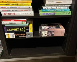 Assortment of Hardcover and Softcover Books - Computer Programming Books, Self Help/Fitness Books, The Unabridged Edgar Allan Poe Illustrated by Suzanne Clee Hardcover Book