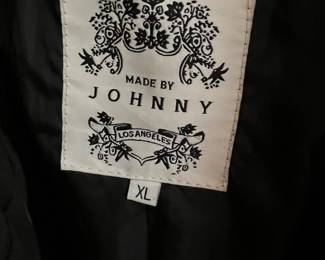 Made by Johnny Black Vegan Leather Jacket - Size XL
