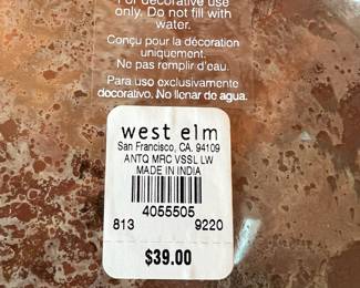 West Elm Decorative Centerpiece Bowl