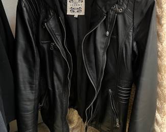 Made by Johnny Black Vegan Leather Jacket - Size XL
