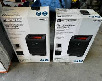 Space heaters (2). One new in unopened box 