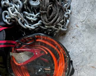 Battery Cables, heavy tow chains