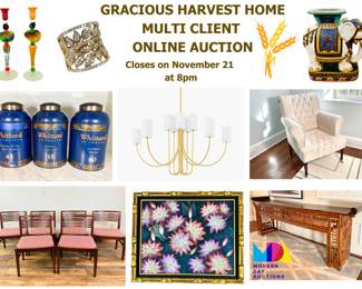 Gracious Harvest Home Multi Client Auction