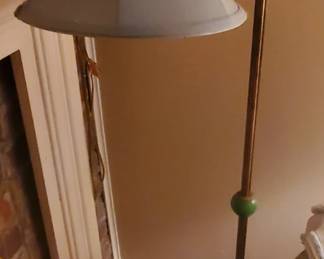 Art Deco Jade Accent Lamp.