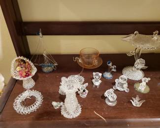 BLOWN GLASS FIGURINES