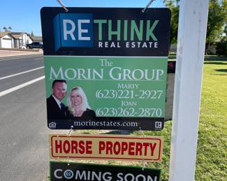 ASK US about the Real Estate! Listing Coming Soon! RETHINK Real Estate - Marty 623-221-2927 Joan 623-262-2870