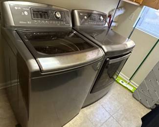 Washer and gas dryer