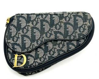 Christian Dior Monogram Canvas Saddle Pouch