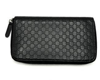 Gucci Micro Guccissima Leather Long Wallet