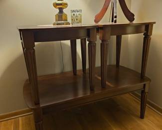 Matching set: coffee table and two side tables.