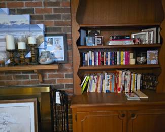 Family room books and stuff.