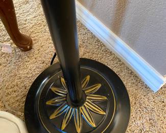 Beautiful lamp with mosaic shade