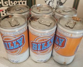 Vintage Billy Busch Beer 6 Pack