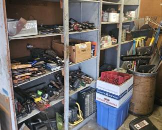 Large assortment of Hand Tools, Nails and Screws