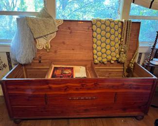 Largest cedar chest I’ve ever seen. 
