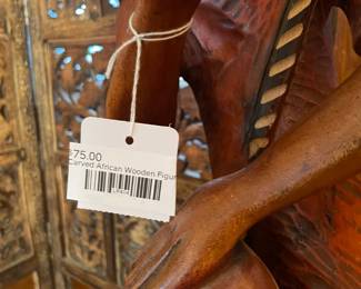 Carved African Wooden Figure