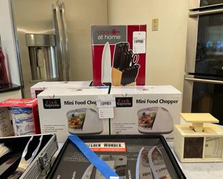 Cook at Home Utility Set, Cook Supreme Mini Food Chopper, Pelouze Postal Scale