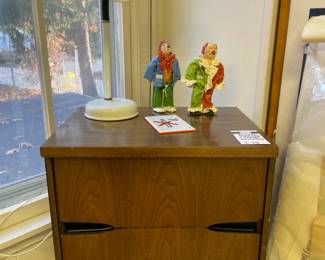 Paper Mache Clowns, Bassett Furniture Nightstand