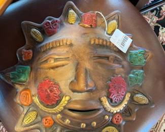 Terracotta Sun Face