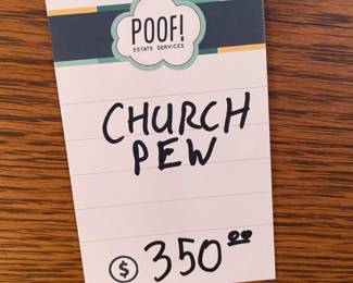 Church Pew