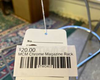  MCM Chrome Magazine Rack
