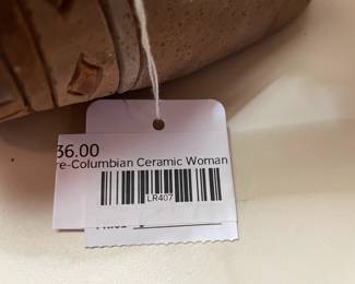 Pre-Columbian Ceramic Woman Replica