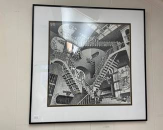 MC Escher Relativity Framed