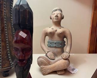 Pre-Columbian Ceramic Woman Replica