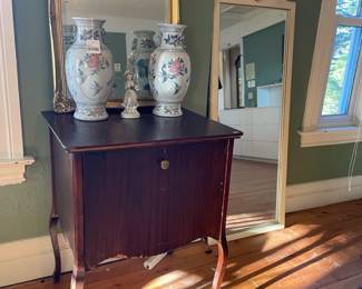 Blue & Pink Asian Vase
