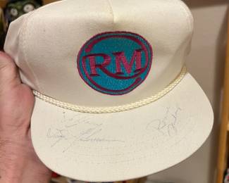Super cool vintage Randy Milsap hat… Signed by both Randy Milsap & Troy Aikman ! 