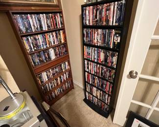 Huge DVD collection. 