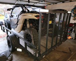 2022 Can Am Maverick DS Turbo w/Trailer