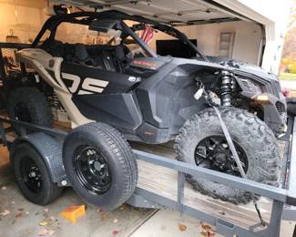 2022 Can Am Maverick DS Turbo w/Trailer