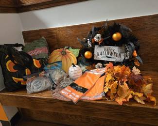 Lot of Assorted Holiday Decor