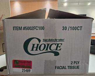 Case of Choice 2 PLY Facial Tissue