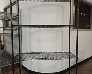 4 Tier Black Metro Shelf