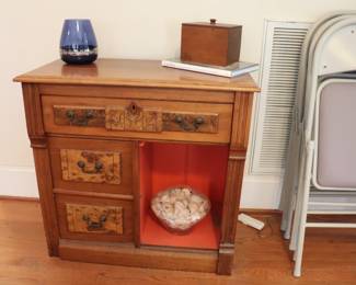 Antique Washstand Side Table 