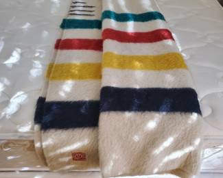 Hudson Bay Point wool blankets...made in England