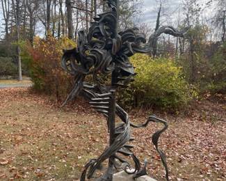 Large Metal Sculpture by Eve Ingalls