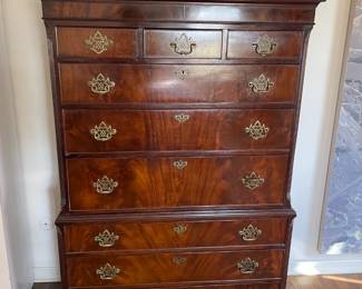 Tall Antique Chest of Drawers