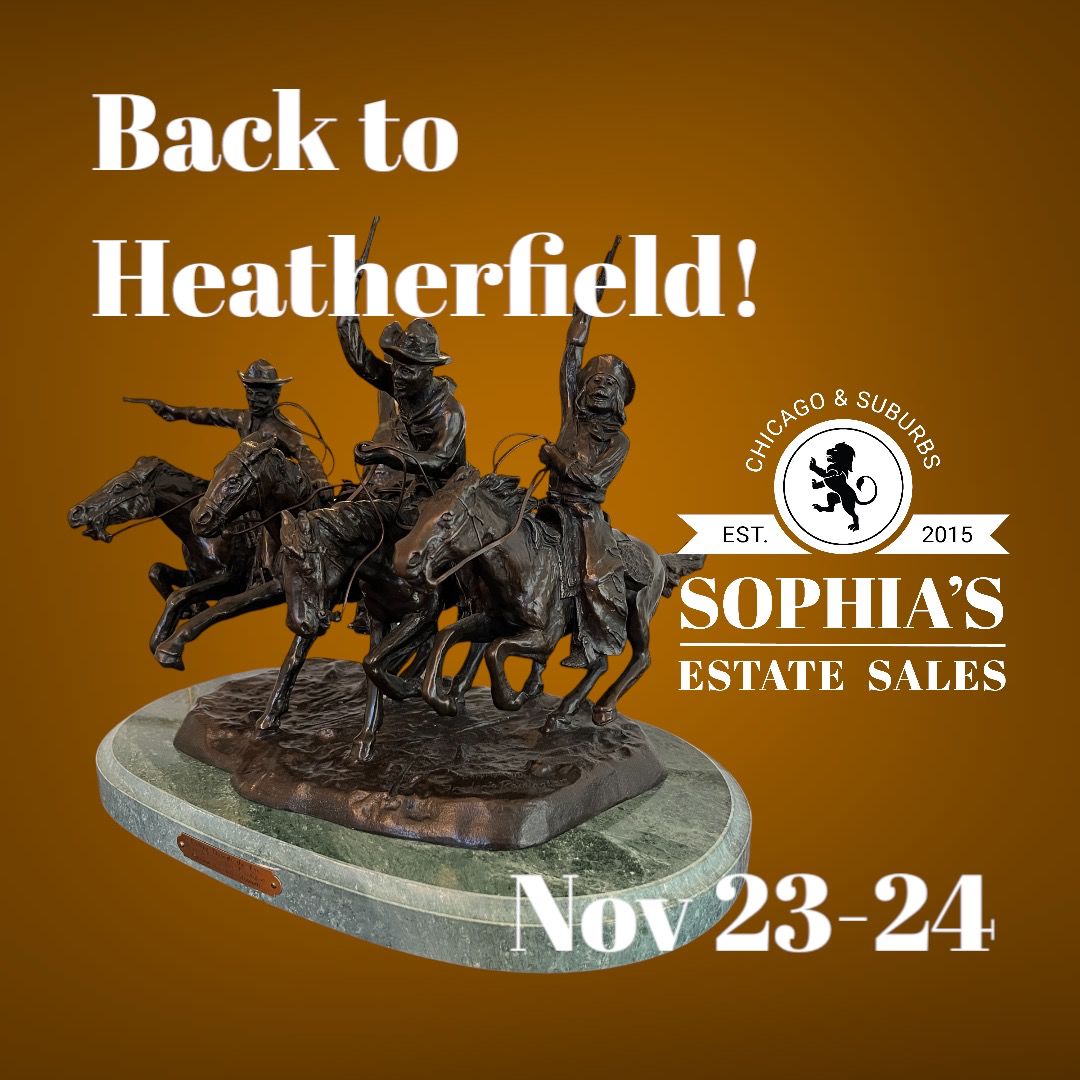 BACK TO HEATHERFIELD--50% OFF most items Sunday starts on 11/23/2024