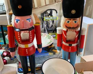 Assorted holiday decorations.