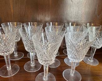 Waterford glasses - Alana pattern.